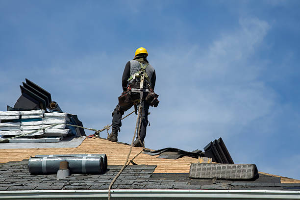 Professional Roofing technician working in Porter Corners, NY